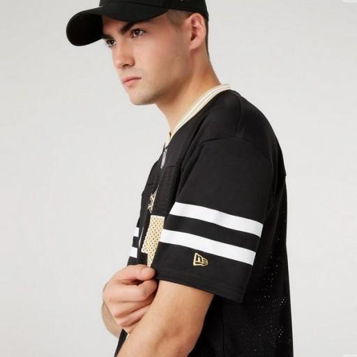 NEW ERA Camiseta NFL New Orleans Saints Oversized Jersey Black [1]