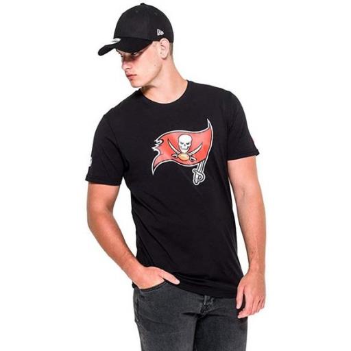 NEW ERA Camiseta NFL Tampa Bay Buccaneers Team Logo Black [0]