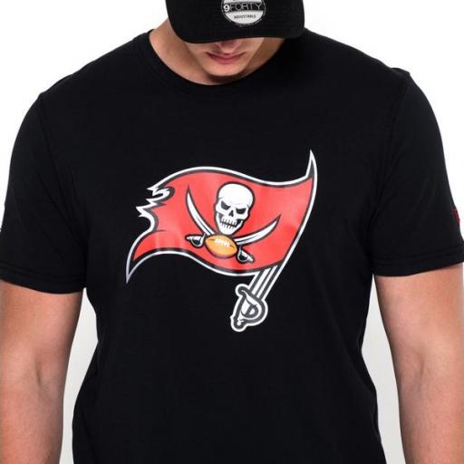 NEW ERA Camiseta NFL Tampa Bay Buccaneers Team Logo Black [2]