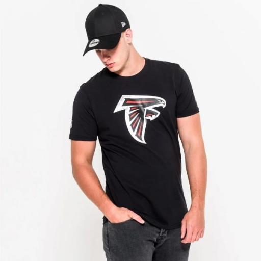 NEW ERA Camiseta NFL Team Logo Tee Atlanta Falcons Black