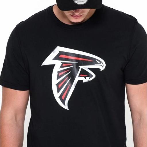 NEW ERA Camiseta NFL Team Logo Tee Atlanta Falcons Black [2]