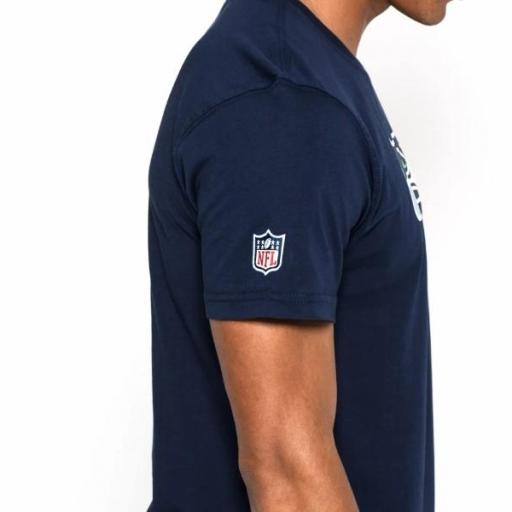 NEW ERA Camiseta NFL Team Logo Tee Seattle Seahawks Navy [3]