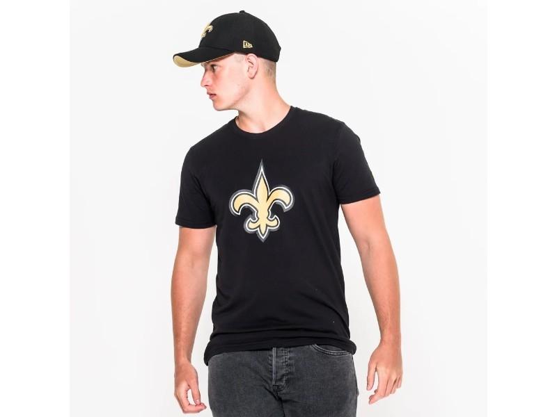 NEW ERA Camiseta NFL Team Logo Tee Nueva Orleans Saints Black