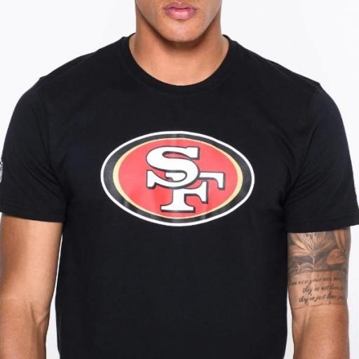NEW ERA Camiseta NFL Team Logo Tee San Francisco 49ers Black [2]