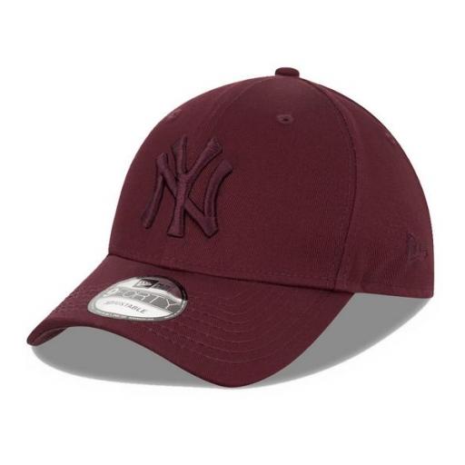 NEW ERA Gorra MLB New York Yankees League Essential 940 Snap Maroon [0]