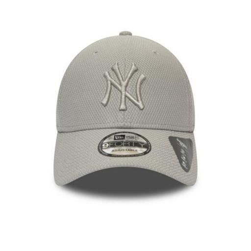 NEW ERA Gorra MLB New York Yankees Diamond Era 9Forty Adjustable Cap Grey [1]