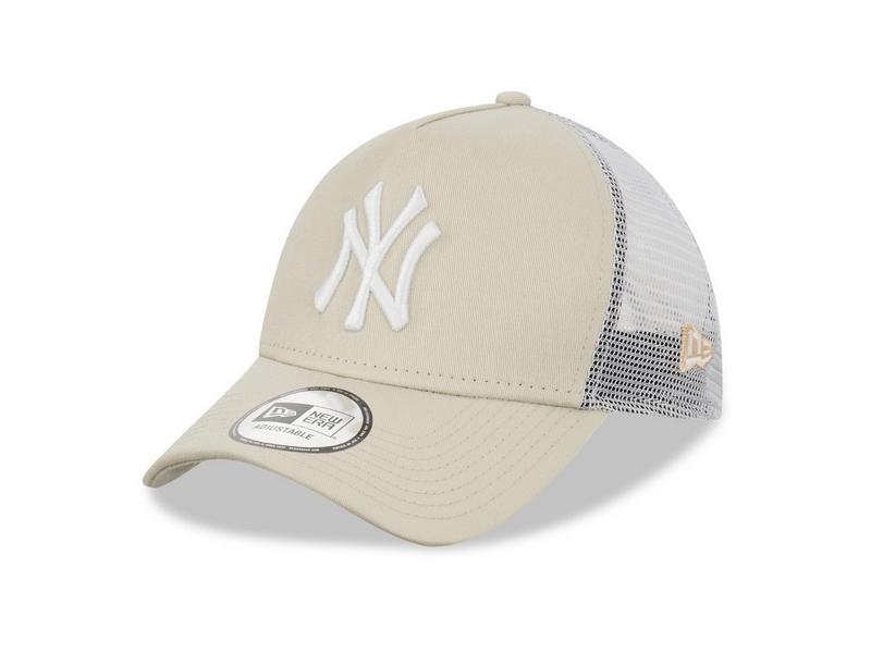 NEW ERA Gorra MLB New York Yankees Stone A-Frame Trucker Cap Cream