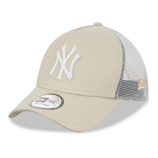 NEW ERA Gorra MLB New York Yankees Stone A-Frame Trucker Cap Cream