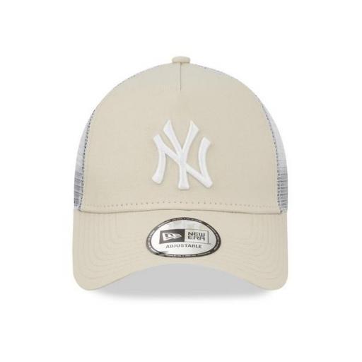 NEW ERA Gorra MLB New York Yankees Stone A-Frame Trucker Cap Cream [1]