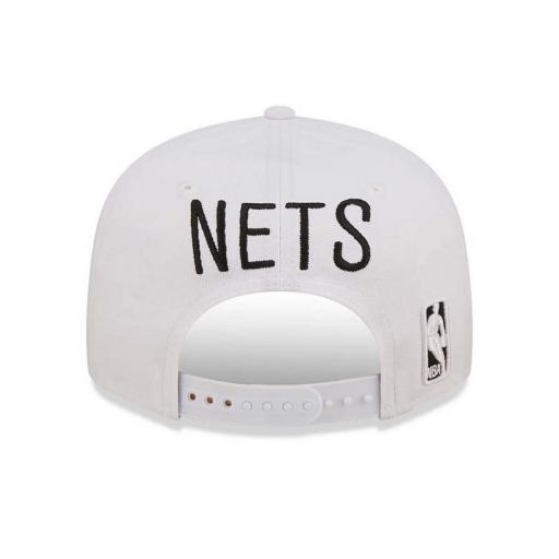 NEW ERA Gorra NBA Brooklyn Nets Crown 9Fifty Snapback White [3]