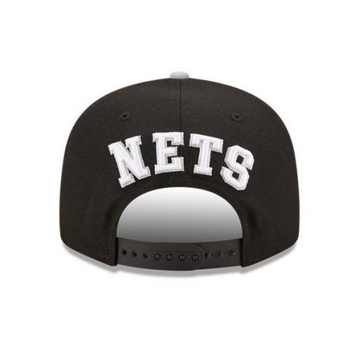 NEW ERA Gorra NBA Brooklyn Nets Team Arch 9Fifty Snapback Cap Black [2]
