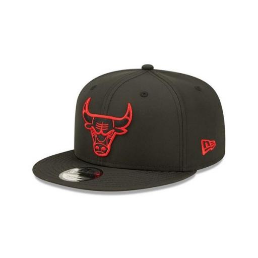 NEW ERA Gorra NBA Chicago Bulls Neon Pack 9Fifty Snapback Cap Black [0]