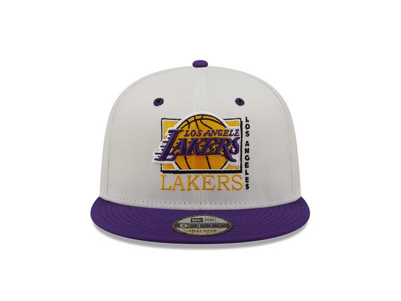 NEW ERA Gorra NBA Los Ángeles Lakers Logo 9Fifty Snapback Cap White