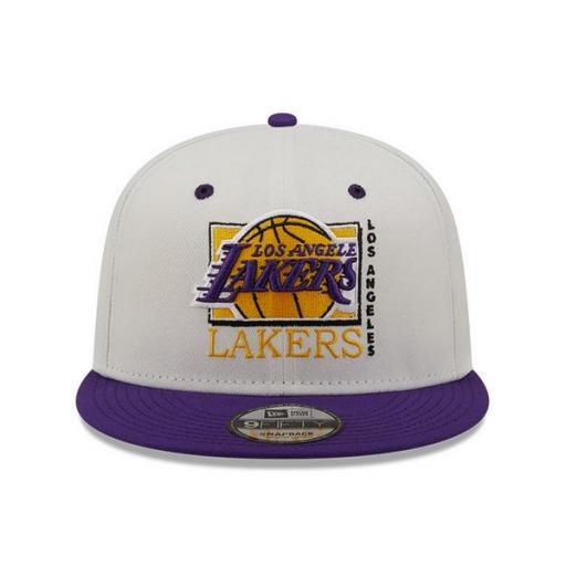 NEW ERA Gorra NBA Los Ángeles Lakers Logo 9Fifty Snapback Cap White [0]