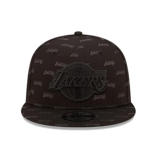 NEW ERA Gorra NBA Los Ángeles Lakers Monogram 9Fifty Snapback Cap Black [0]