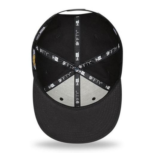 NEW ERA Gorra NBA Los Ángeles Lakers Monogram 9Fifty Snapback Cap Black [3]
