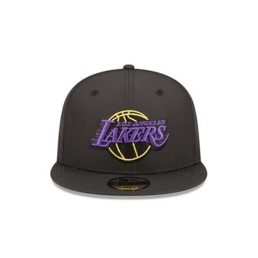 NEW ERA Gorra NBA Los Ángeles Lakers Neon Pack Negro 9Fifty Snapback Black [2]