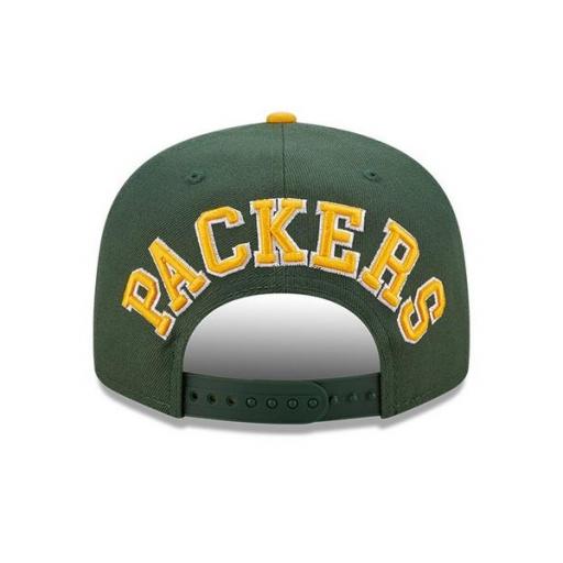NEW ERA Gorra NFL Green Bay Packers Team Arch 9Fifty Snapback Cap Green [2]
