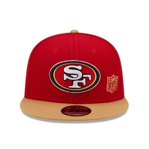 NEW ERA Gorra NFL San Francisco 49ers Team Arch 9Fifty Snapback Cap Red [1]