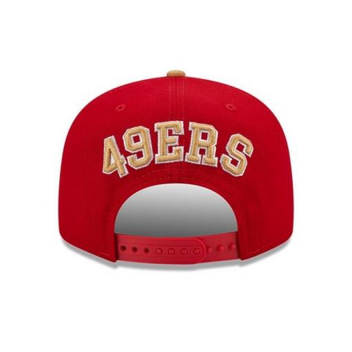 NEW ERA Gorra NFL San Francisco 49ers Team Arch 9Fifty Snapback Cap Red [2]