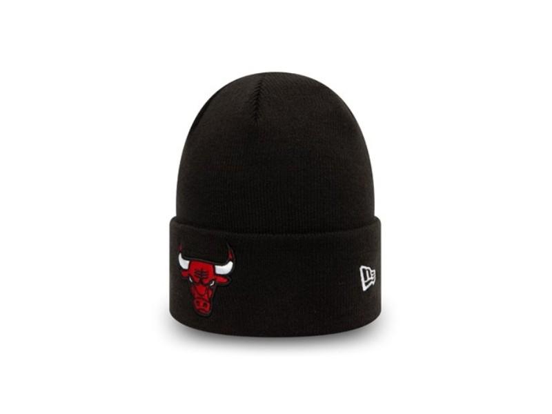 NEW ERA Gorro NBA Essential Cuff Knit Chicago Bulls Black Red