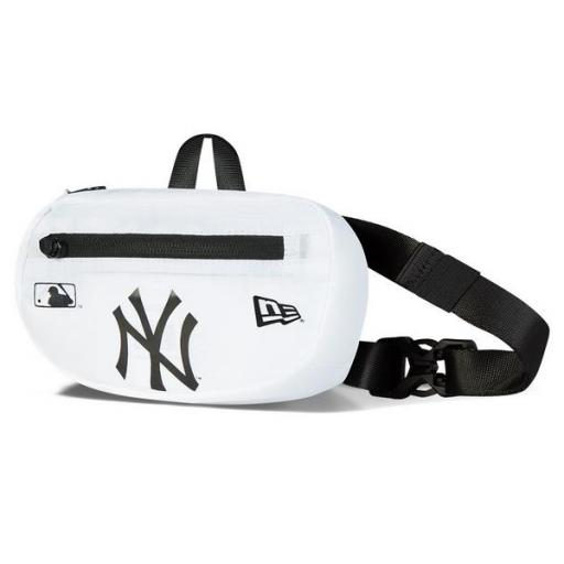 NEW ERA Riñonera MLB New York Yankees Micro Waist Bag White Black