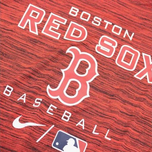 NIKE Camiseta MLB Boston Red Sox Lengend Practice Velocity T-Shirt Red  [2]