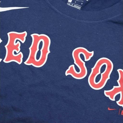 NIKE Camiseta MLB Boston Red Sox Wordmark T-Shirt Midnight Navy [2]