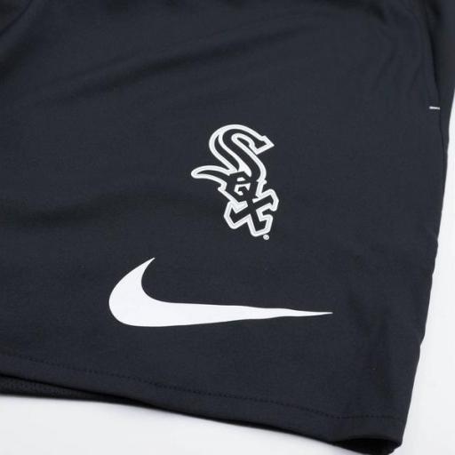 NIKE Pantalón corto MLB Chicago White Sox Primetime Dri-FIT Performance Shorts Black White [2]