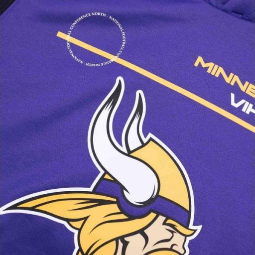 NIKE Sudadera Therma Hoodie PO Minnesota Vikings Purple [3]