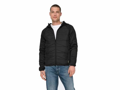 ONLY AND SONS Cazadora Hombre Onslan Mix Jacket Otw Noos Black Negro