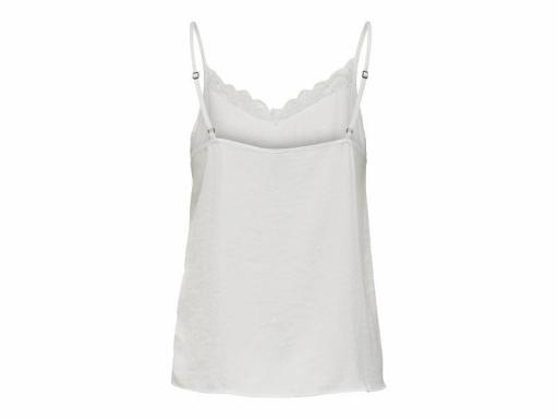 ONLY Camiseta Mujer Jdyappa New Lace Singlet Wvn Noos Cloud Dancer Blanco [1]