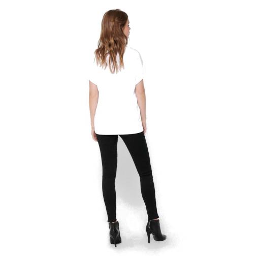 ONLY Camiseta Onlmoster S/S O-Neck Top Noos JRS White Blanco [2]