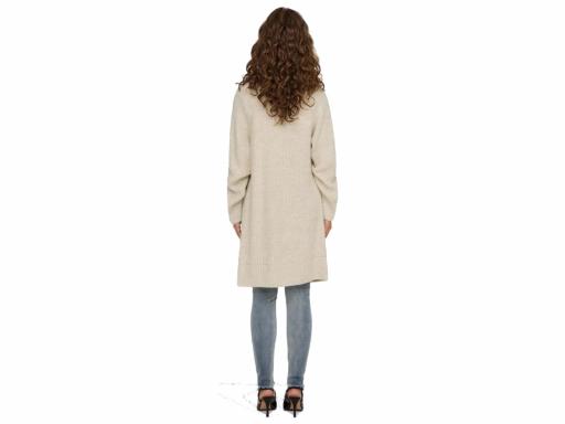 ONLY Chaqueta Mujer Onlleise Freya LS Open Cardigan KNT White Beige [3]