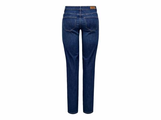 ONLY Pantalón Vaquero Mujer Onlann Mid Straight DNM SOO615 NOOS Dark Blue Denim Azul [0]