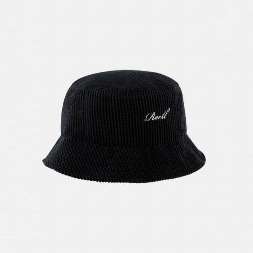 REELL Bucket Hat Black Cord [1]