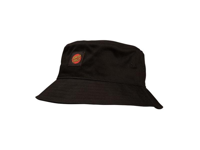 SANTA CRUZ Bucket Classic Label Hat Black