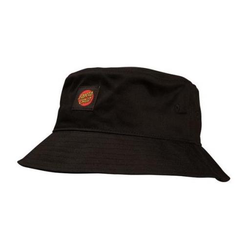 SANTA CRUZ Bucket Classic Label Hat Black [0]