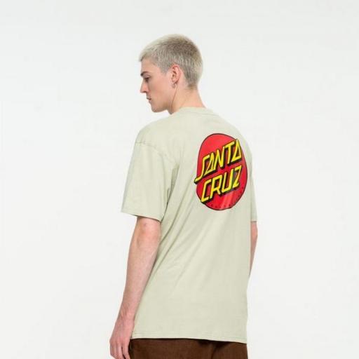 SANTA CRUZ Camiseta Classic Dot Chest T-Shirt Nickel [1]