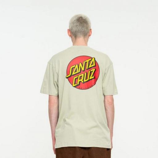 SANTA CRUZ Camiseta Classic Dot Chest T-Shirt Nickel [0]