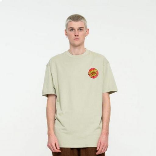 SANTA CRUZ Camiseta Classic Dot Chest T-Shirt Nickel [2]