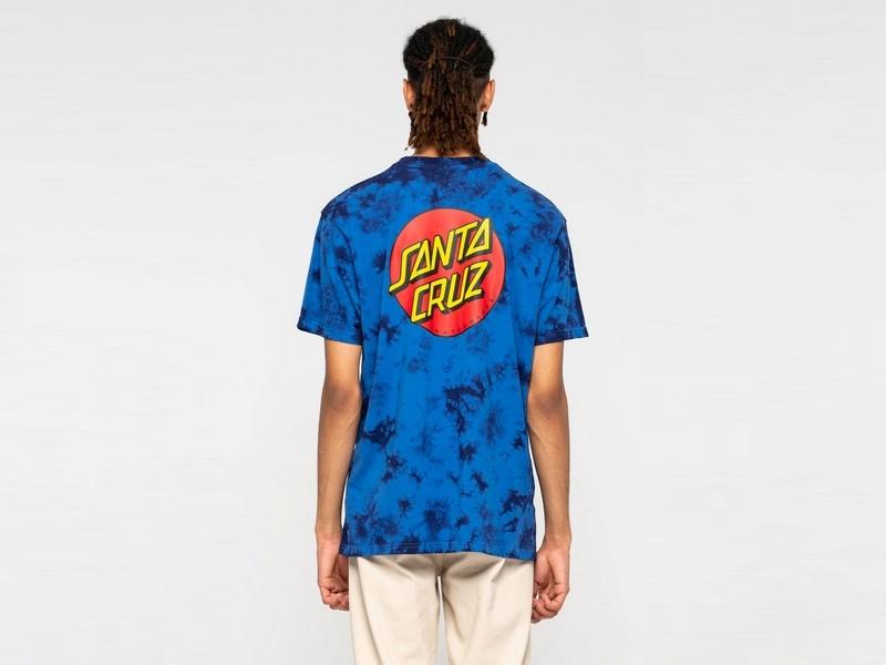 SANTA CRUZ Camiseta Classic Dot Chest T-Shirt Royal Cloud Dye