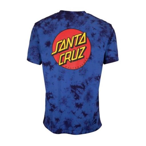 SANTA CRUZ Camiseta Classic Dot Chest T-Shirt Royal Cloud Dye [2]