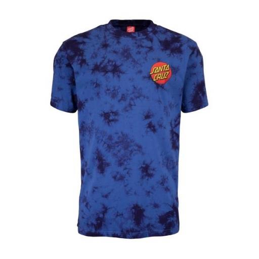 SANTA CRUZ Camiseta Classic Dot Chest T-Shirt Royal Cloud Dye [3]
