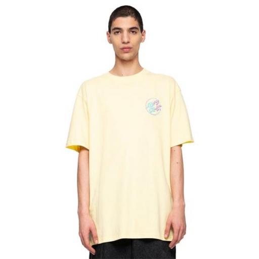 SANTA CRUZ Camiseta Divide Dot T-Shirt Butter
