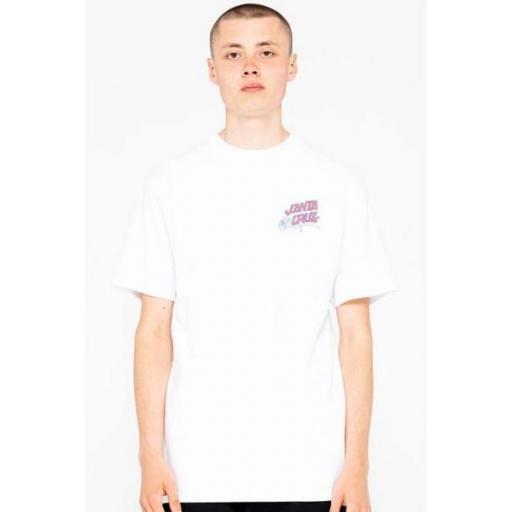 SANTA CRUZ Camiseta Dressen Roses Club T-Shirt White [3]