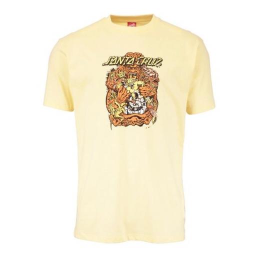 SANTA CRUZ Camiseta Roskopp The Five T-Shirt Butter [3]