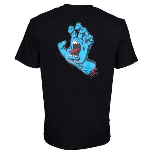 SANTA CRUZ Camiseta Screaming Hand Chest T-Shirt Black [2]