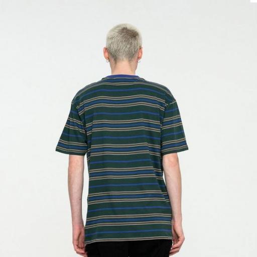 SANTA CRUZ Camiseta Tee Mini Beach Bum Hand Stripe Cedar Stripe [0]
