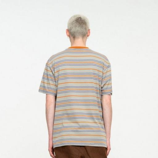SANTA CRUZ Camiseta Tee Mini Beach Bum Hand Stripe Nickel Stripe [0]